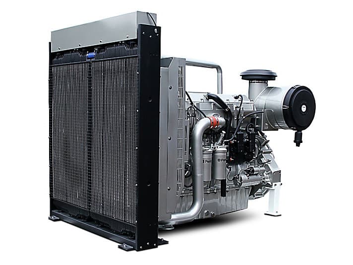 contoh mesin genset dan radiator