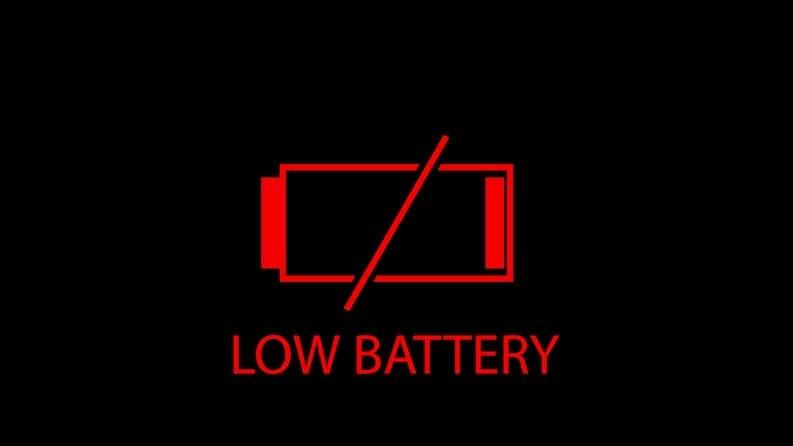 Simbol Low Battery