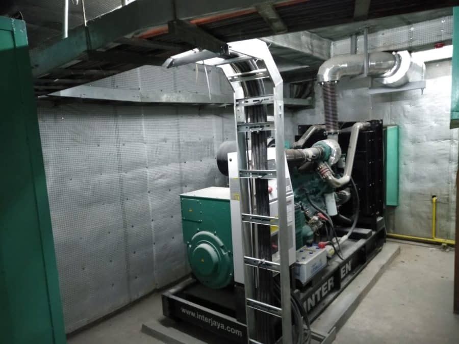 rumah genset untuk intergen genset