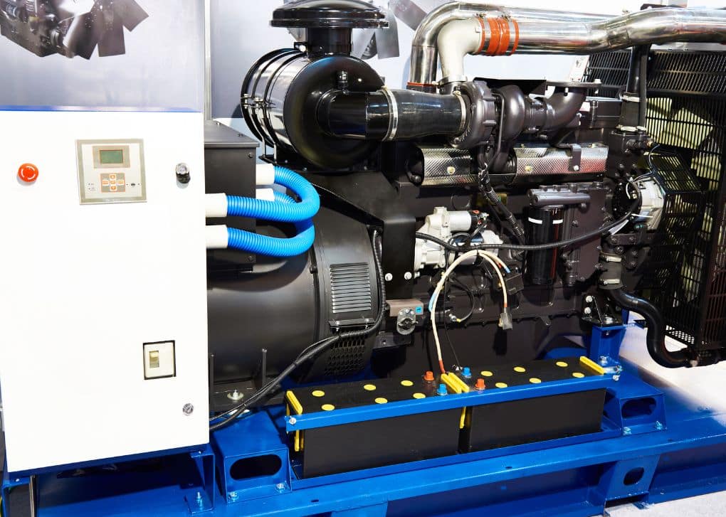 ilustrasi komponen genset