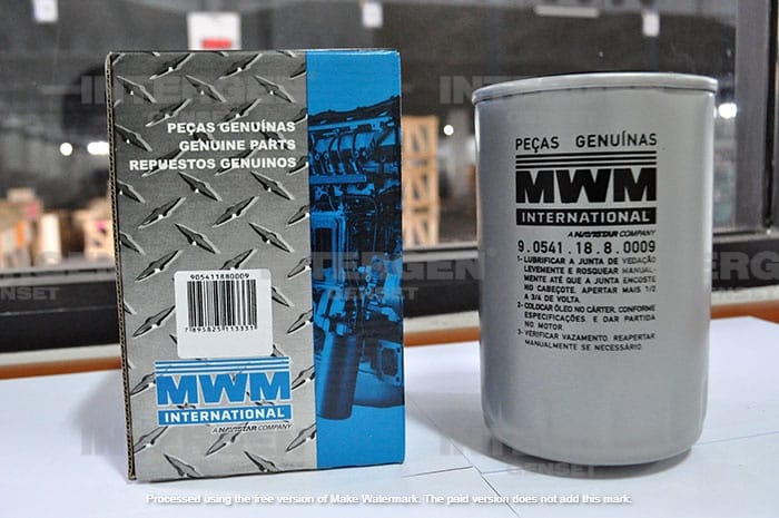 oil filter genset