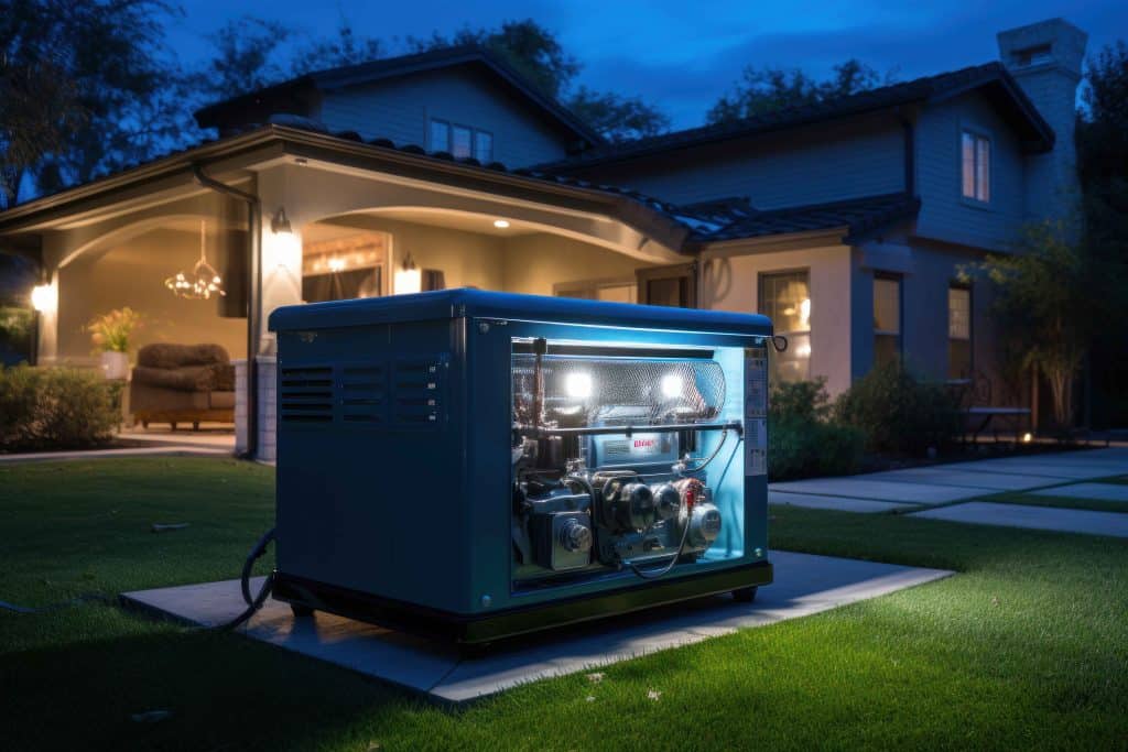 Penggunaan genset untuk perumahan