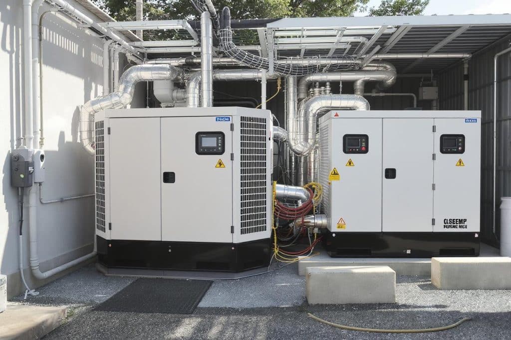 Genset dengan sistem load sharing