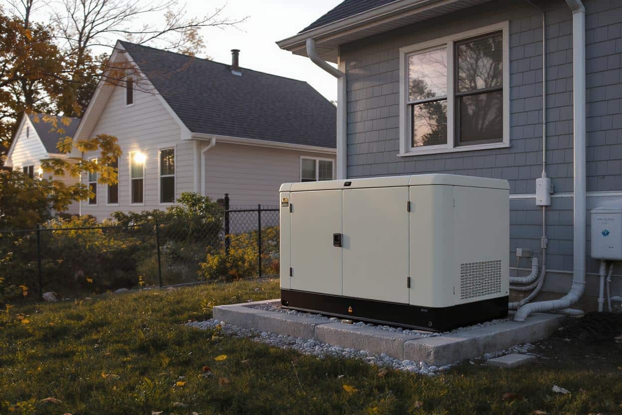Genset di pemukiman