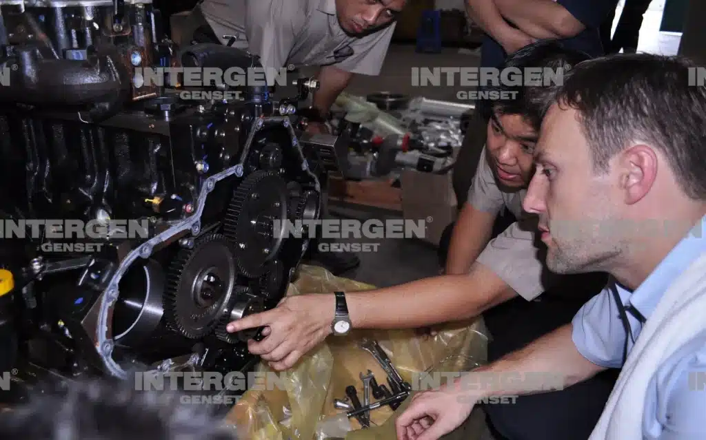 pemeriksaan dan pemeliharaan intergen genset
